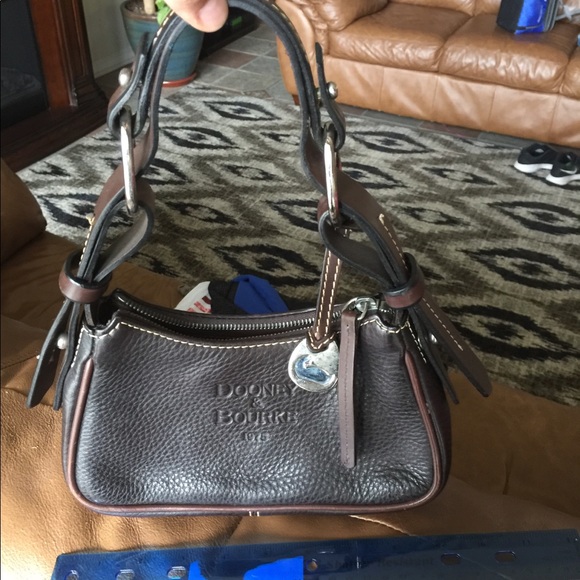 Dooney & Bourke | Bags | Dooney Bourke 975 Brown Leather Hobo Handbag